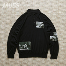 现货 THE SOLOIST. POLO COLLAR SWEATER.日产宫下贵裕羊毛POLO衫
