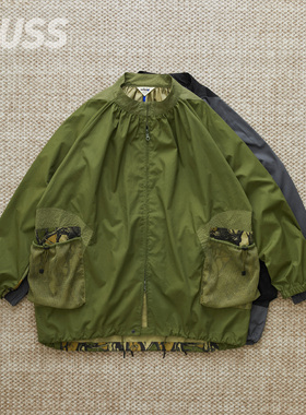 现货 WFELD POTE X WFELD FULL ZIP SMOCK 户外复古抽绳廓形外套