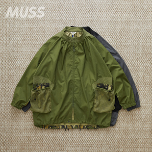 现货 WFELD POTE X WFELD FULL ZIP SMOCK 户外复古抽绳廓形外套