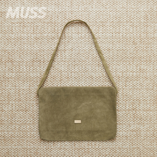 HENDER 日产猪皮绒面革翻盖肩挎包 SCHEME FLAP 25SS PIG 现货