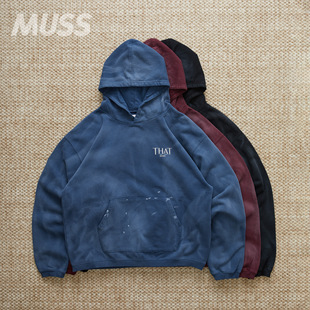 现货 THISISNEVERTHAT FADED THAT 2010染色泼墨做旧连帽卫衣25AW