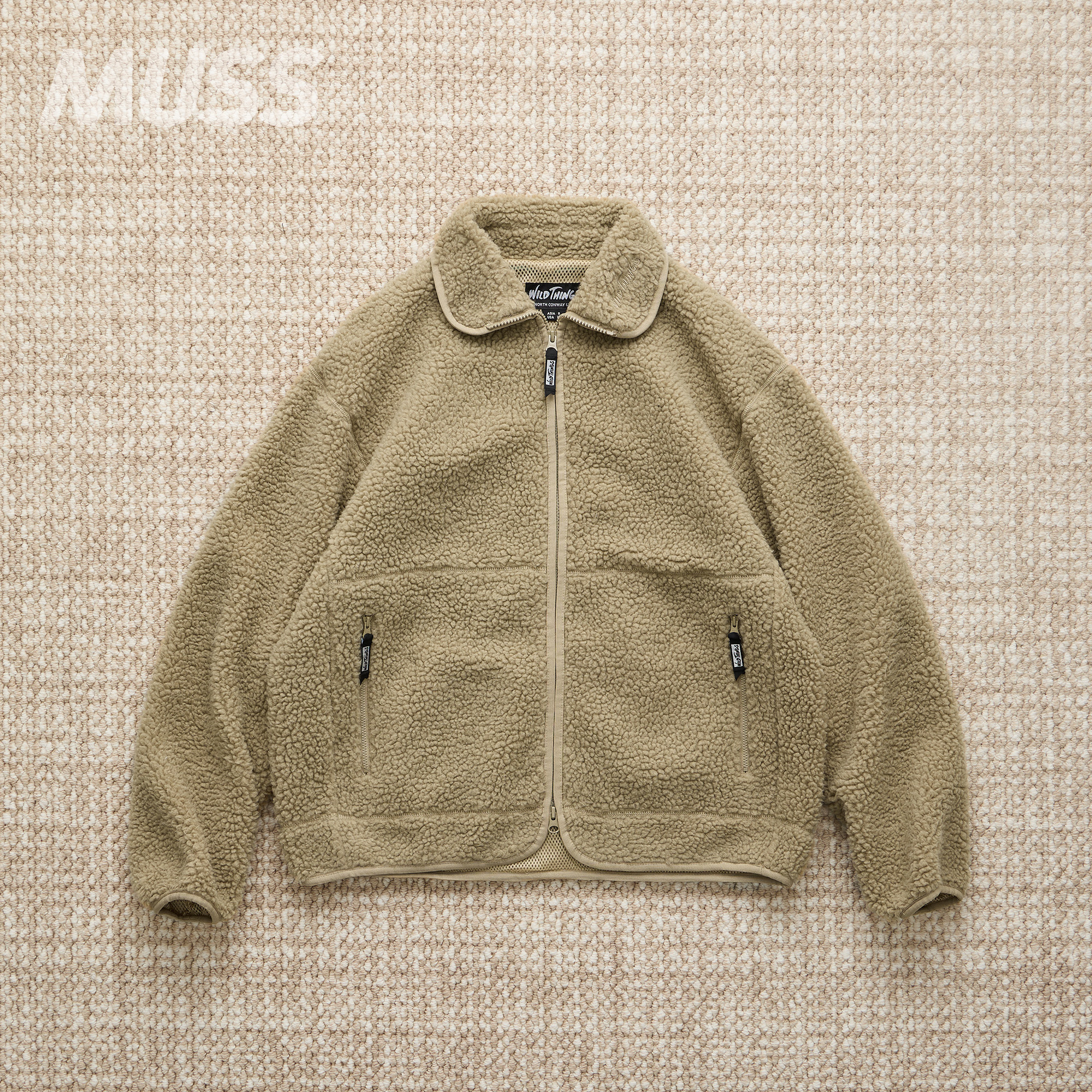 WILDTHINGS摇粒绒户外立领夹克