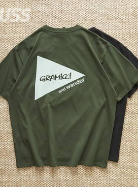 折扣合集 GRAMICCI x AND WANDER F/CE  BACKPRINT 联名休闲短袖T