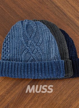 现货 ROTOTO R5023 日产复古做旧花纹针织保暖冷帽 25SS