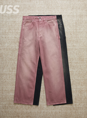 现货 AURALEE PRODUCT DYED PAINTER 日产件染做旧帆布画家裤25AW