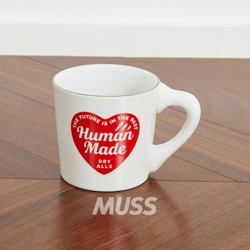 HUMANMADE爱心陶瓷咖啡杯马克杯