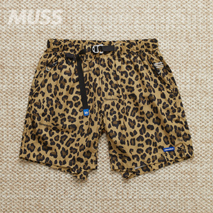 防泼水塔夫绸豹纹休闲短裤 现货 UTILITY LEOPARD LIBERAIDERS