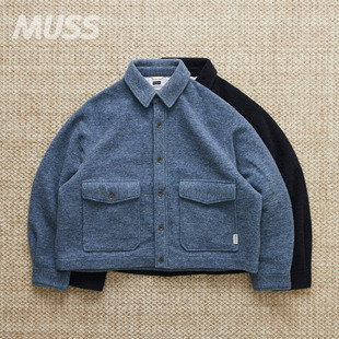 KNIT 现货 SLIVER WINDSTOPPER 马海毛防风夹克外套25AW NANAMICA