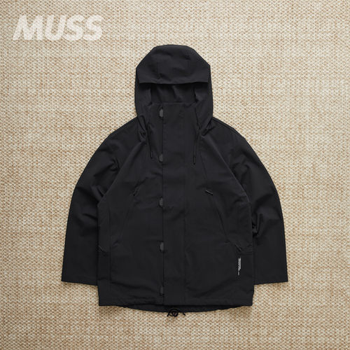 SOPHNET.防水弹性尼龙派克冲锋衣