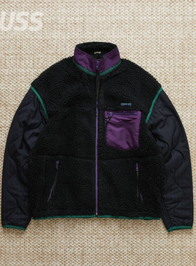 现货 KHOKI FEECE-TEXTURE JACKET 日产拼接绗缝摇粒绒外套25AW