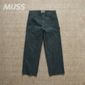 BOWWOW PANTS DIGGIN 现货 DONUTS DUCK 水洗做旧复古双膝裤