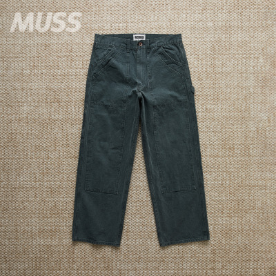 BOWWOW水洗做旧复古双膝裤