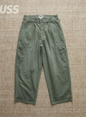 现货 BOWWOW REPAIRED USAF MECHANIC 泼墨做旧工程师裤休闲长裤
