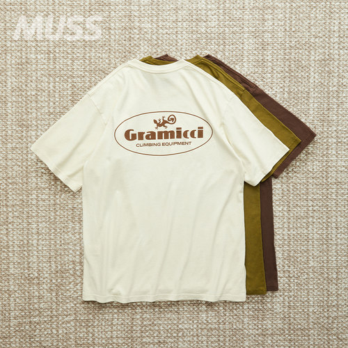 GRAMICCI小野人LOGO印花短袖T恤