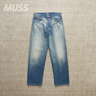 DENIM日产水洗赤耳牛仔裤 现货AURALEE HEAVY FADED 25AW SELVEDGE