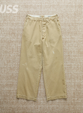 现货 BOWWOW US PRISONER TROUSERS 日产复古泼墨休闲直筒裤 25SS