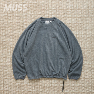 CREW 现货 FLEECE THERMAL 小野人保暖抓绒中间层卫衣 GRAMICCI