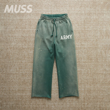 现货 BOWWOW ARMY SWEAT PANTS AGED 日产水洗做旧休闲卫裤25AW