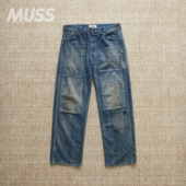 DENIM日产补丁做旧矿工牛仔裤 现货 25AW REPAIRED BOWWOW MINER