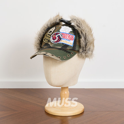 现货 PROTOCOL INDEX CAMO TROOPER 迷彩拼接毛毡雷锋鸭舌帽25AW