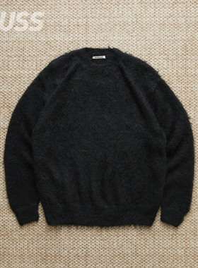 现货 AURALEE KID MOHAIR KNIT日产小山羊马海毛套头针织衫25AW