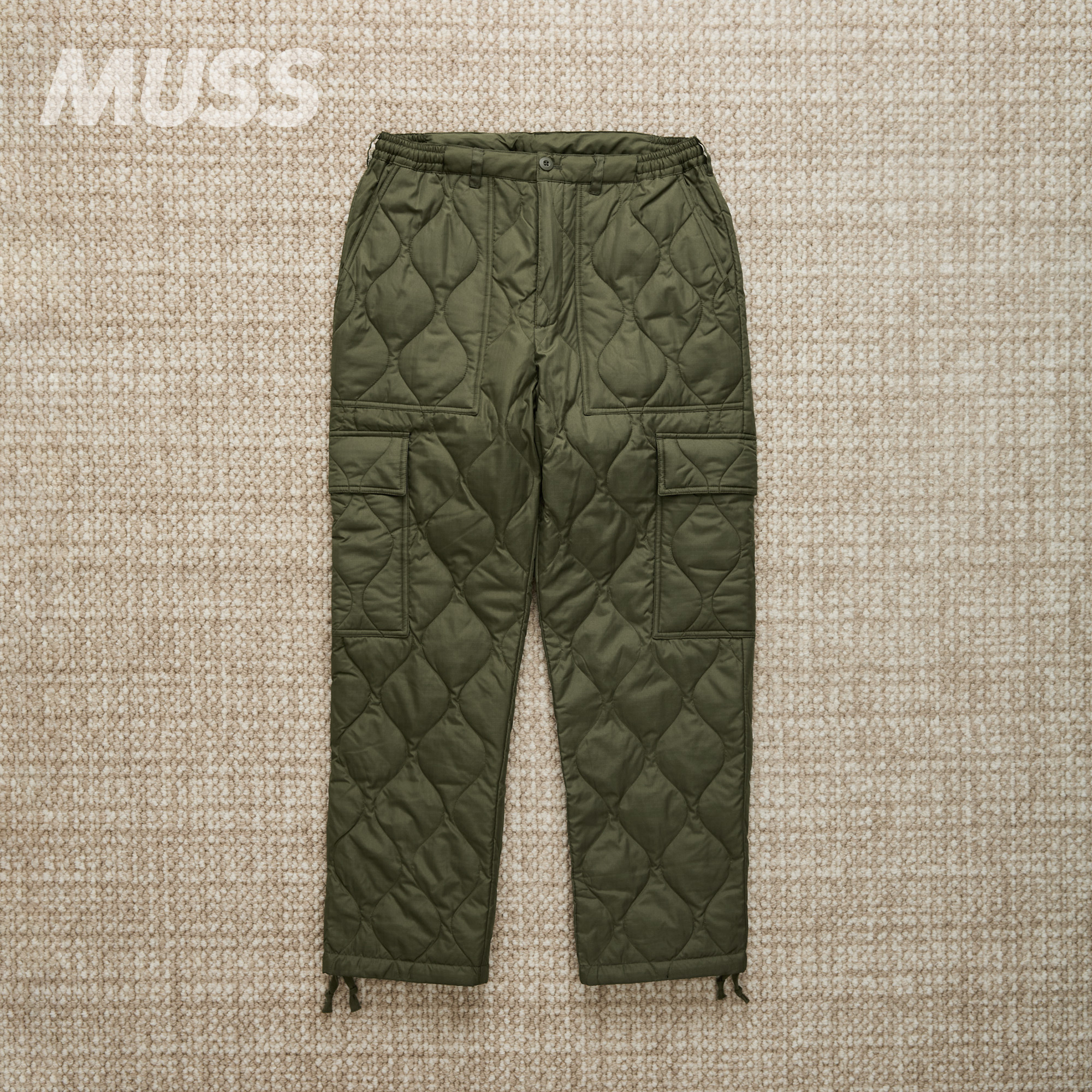 TAION防撕裂军事风工装羽绒裤