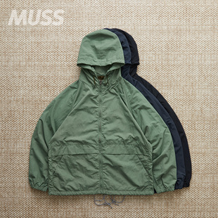 现货 NANAMICA HOODED JACKET 尼龙柞蚕丝双面穿休闲夹克外套25AW