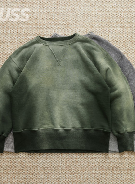 现货 TAIGA TAKAHASHI DYED SWEAT SHIRT 日产水洗做旧圆领卫衣