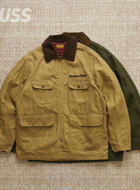 现货 HUMAN MADE HUNTING JACKET 鸭子刺绣复古做旧猎装夹克外套