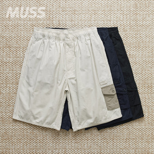 现货NANAMICA NYLON TWILL DECK SHORTS斜纹尼龙防水撞色甲板短裤