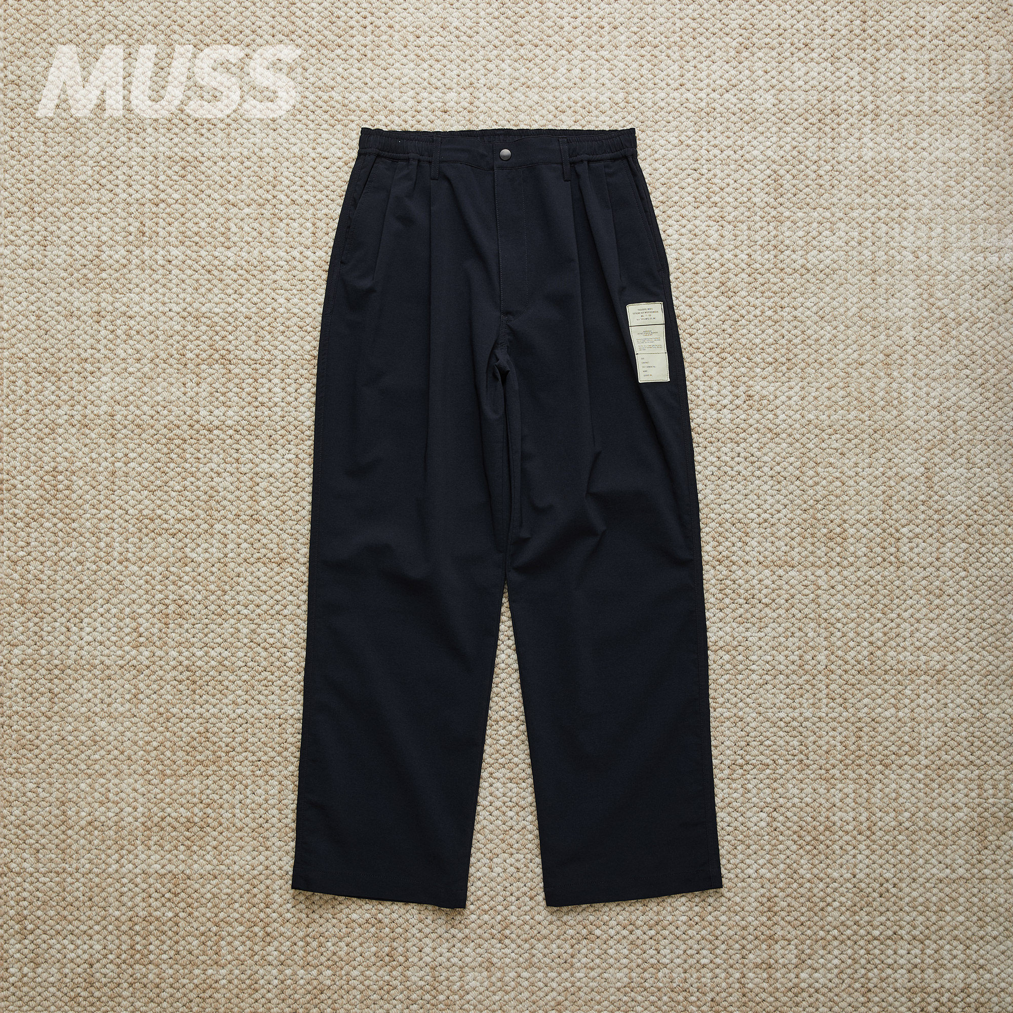 现货 N.HOOLYWOOD EASY TROUSERS 日产军事贴布超轻弹性休闲裤
