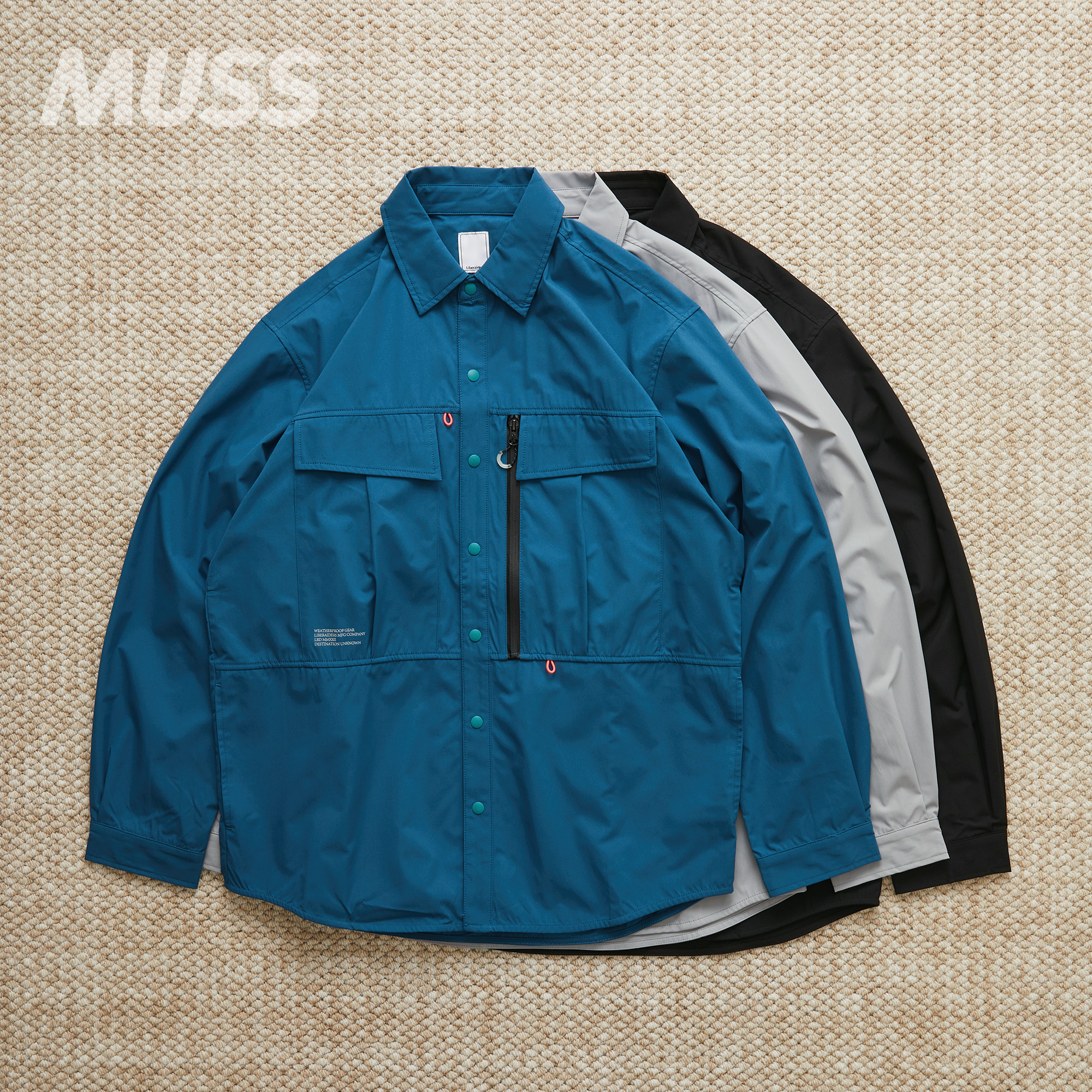 LIBERAIDERS户外防水工装衬衫