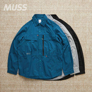 STRETCH 4WAY SHIRT 户外机能防水工装 现货 口袋衬衫 LIBERAIDERS