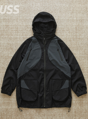 现货 OL OVER TECK COAT 特氟龙四向弹力拼接防水大衣外套24AW