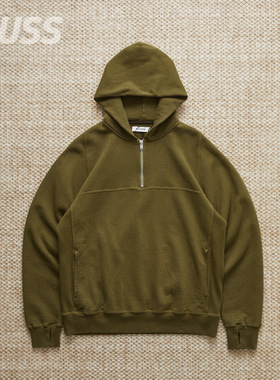 现货 NONNATIVE MARINER HALF ZIP 日产干触休闲半拉链连帽卫衣