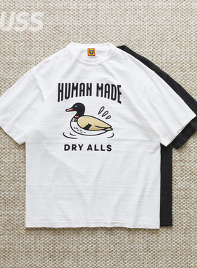现货HUMAN MADE GRAPHIC T-SHIRT #9 日产鸭子图案竹节棉短袖24AW