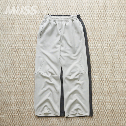 JIEDA日产针织宽松廓形休闲长裤