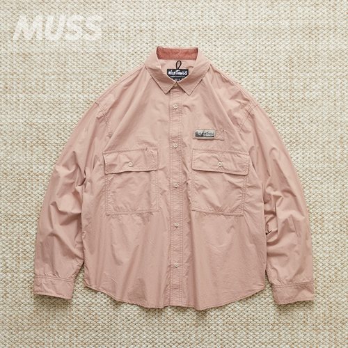 WILDTHINGS户外廓形工装长袖衬衫