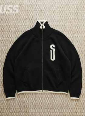 现货 ANACHRONORM INITIAL DRIVERS KNIT 强捻粗织立领毛衣夹克