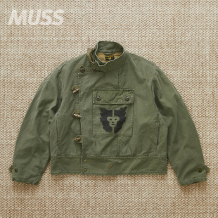 MOTORCYCLE 现货 MILITARY MADE 日产军事复古机车夹克24AW HUMAN