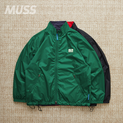 LIBERAIDERS尼龙双面立领绒夹克