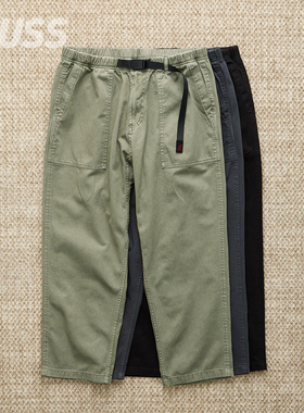 现货 GRAMICCI LOOSE TAPERED PANT 小野人斜纹布简约锥形九分裤