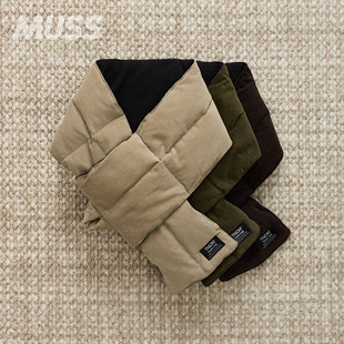 TAION SCARF WORK DOWN 灯芯绒复古保暖羽绒围巾 CORDUROY 现货