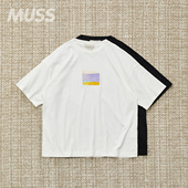 YOKE 2丸胴天竺棉油画短袖 EMBROIDERY 现货 TEE 日产40 T恤 25SS