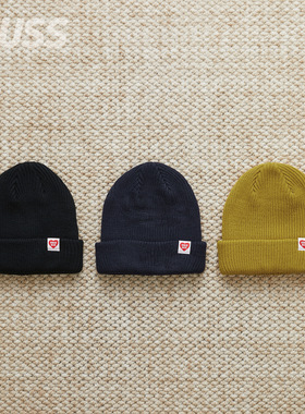 现货 HUMAN MADE CLASSIC BEANIE 复古休闲爱心贴标针织冷帽25AW