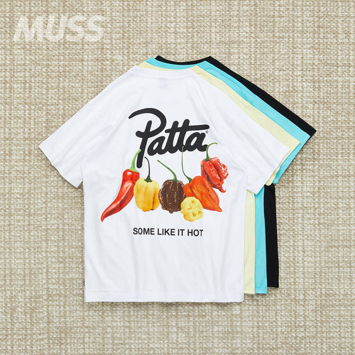 PATTA趣味蔬菜字母T恤