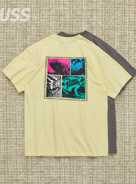 现货 PATTA CO-EXISTENCE TEE 棉质共存拼接相片印花短袖T恤