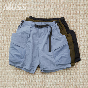 CAMPER ROUND SHORTS 25SS 现货WFELD 户外盐缩尼龙全能短裤 ALL