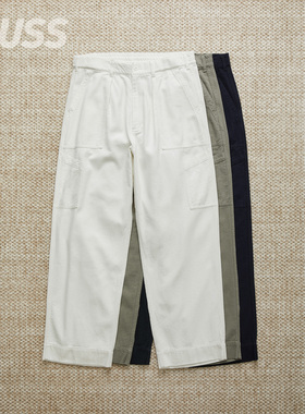 现货 NANAMICA SILK NEP COTTON TWILL 日产斜纹丝棉宽松休闲裤