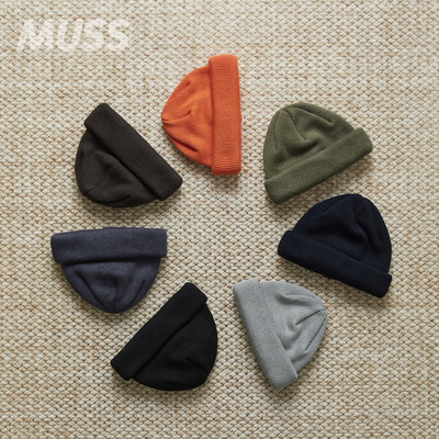 现货 RACAL ROLL KNIT CAP 日产透气速干复古休闲针织冷帽瓜皮帽